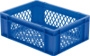 Transport-Stapelkasten
B400xT300xH145 mm
blau, kpl. durchbrochen - More 4