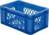 Transport-Stapelkasten
B300xT200xH145 mm
blau, kpl. durchbrochen - More 4