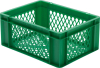Transport-Stapelkasten
B400xT300xH175 mm
grün, kpl. durchbrochen - More 4