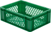Transport-Stapelkasten
B400xT300xH145 mm
grün, kpl. durchbrochen - More 4