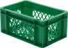 Transport-Stapelkasten
B300xT200xH145 mm
grün, kpl. durchbrochen - More 4