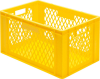 Transport-Stapelkasten
B600xT400xH320 mm
gelb, Wände durchbrochen - More 4