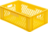 Transport-Stapelkasten
B600xT400xH210 mm
gelb, Wände durchbrochen - More 4