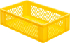 Transport-Stapelkasten
B600xT400xH175 mm
gelb, Wände durchbrochen - More 4
