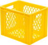 Transport-Stapelkasten
B400xT300xH320 mm
gelb, kpl. durchbrochen - More 4