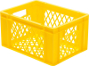 Transport-Stapelkasten
B400xT300xH210 mm
gelb, kpl. durchbrochen - More 4