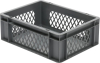 Transport-Stapelkasten
B400xT300xH145 mm
grau, Wände durchbrochen - More 4