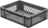 Transport-Stapelkasten
B400xT300xH120 mm
grau, Wände durchbrochen - More 4