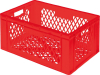 Transport-Stapelkasten
B600xT400xH320 mm
rot, kpl. durchbrochen - More 4