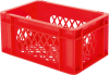 Transport-Stapelkasten
B300xT200xH145 mm
rot, kpl. durchbrochen - More 4
