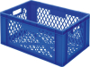 Transport-Stapelkasten
B600xT400xH270 mm
blau, kpl. durchbrochen - More 4