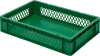 Transport-Stapelkasten
B600xT400xH120 mm
grün, Wände durchbrochen - More 4