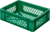 Transport-Stapelkasten
B400xT300xH120 mm
grün, kpl. durchbrochen - More 4