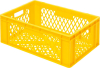 Transport-Stapelkasten
B600xT400xH210 mm
gelb, kpl. durchbrochen - More 4