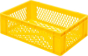 Transport-Stapelkasten
B600xT400xH175 mm
gelb, kpl. durchbrochen - More 4