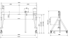 Aluportalkran fahrbar
H2137-2987 mm
1000 kg TL 4000 mm - More 4