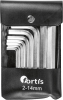 Winkelschraubendreher-
Satz in Tasche
10-teilig 2-14mm
FORTIS - More 4