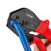 Crimp-Hebelzange
f. Twin Aderendhülsen
2x6,2x10 und 2x16qmm
KNIPEX - More 4