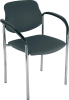 Bes.-Stuhl STYL m.Arml.
chrom/anthrazit - More 4