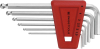 Winkelschraubendreher-
Satz im Kunststoffhalter
6-teilig 1,5-5mm
Kugelkopf PB Swiss Tools - More 4