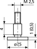 Tellermesseinsatz
7,5 x 1,0mm MAHR - More 4