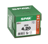 SPAX Senkkopfschraube WIROX
4.0 x 20/15-T mit 4CUT-Spitze
T = T-STAR plus, MULTI-Kopf
WIROX ersetzt YELLOW (gelb-vz) - More 5