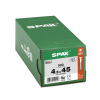 SPAX Senkkopfschraube WIROX
4.5 x 45/29-T mit 4CUT-Spitze
T = T-STAR plus, MULTI-Kopf
WIROX ersetzt YELLOW (gelb-vz) - More 5