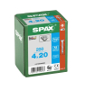 SPAX Senkkopfschraube A2
4.0 x 20/15-T mit 4CUT-Spitze
T = T-STAR plus, MULTI-Kopf - More 5