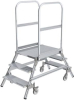 Alu-Podestleiter
2x3 Gitterrost-Stufen
Podesthöhe 0,72 m - More 5