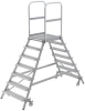 Alu-Podestleiter
2x7 Gitterrost-Stufen
Podesthöhe 1,68 m - More 5