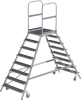 Alu-Podestleiter
2x8 Gitterrost-Stufen
Podesthöhe 1,92 m - More 5