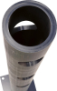 Mittelpfosten
für Geländer Delta
H1200xD110 mm schwarz - More 5