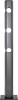 T-Pfosten
für Geländer Delta
H1200xD110 mm schwarz - More 5
