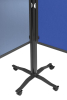 Moderationswand
PREMIUM plus klappbar
Textil blaugrau - More 5