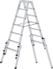 Alu-Stehleiter
2x7 Stufen
Gesamthohe 1,61 m - More 5