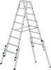 Alu-Stehleiter
2x8 Stufen
Gesamthohe 1,85 m - More 5