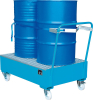 Fahrbare Auffangwanne
2x200ltr. RAL 5012
B800xT1320xH1115mm - More 5