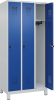 Garderobenschrank EVOLO
mit 100 mm hohen Füßen
RAL 7035/5010, 3 Abteile - More 5