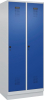 Garderobenschrank EVOLO
mit 100 mm hohem Sockel
RAL 7035/5010, 2 Abteile - More 5