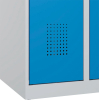 Garderobenschrank EVOLO
bodenstehend
RAL 7035/5012, 3 Abteile - More 5