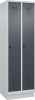 Garderobenschrank EVOLO
mit 100 mm hohem Sockel
RAL 7035/7016, 2 Abteile - More 5