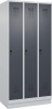 Garderobenschrank EVOLO
mit 100 mm hohem Sockel
RAL 7035/7016, 3 Abteile - More 5