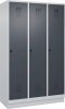 Garderobenschrank EVOLO
mit 100 mm hohem Sockel
RAL 7035/7016, 3 Abteile - More 5