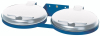 Abfallsammler doppelt
blau Wandbef. ME-Deckel - More 5