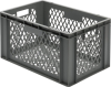 Transport-Stapelkasten
B600xT400xH320 mm
grau, kpl. durchbrochen - More 5