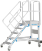 Plattformtreppe fahrb 60G
5 Stufen 600 mm breit
Höhe 1,25 m - More 5