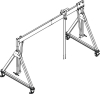 Aluportalkran fahrbar
H2137-2987 mm
500 kg TL 4000 mm - More 5