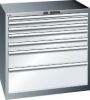 Schubladenschrank 54x36E
B1023xT725xH1000mm
RAL 5012 - More 5