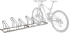 Fahrradparker Hoch/Tief
einseitig, verzinkt
L 2100 mm, 6 Plätze - More 5