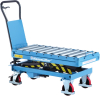 Hubtischwagen m. Rollenb.
Tischmaß: 1025x535
500 kg Tragfähigkeit - More 5